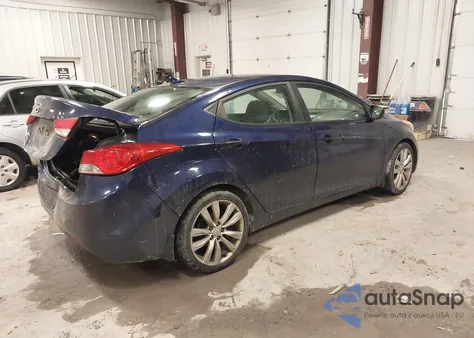 2013 Hyundai Elantra Gls z USA, uszkodzony, nr VIN 5NPDH4AE5DH384524